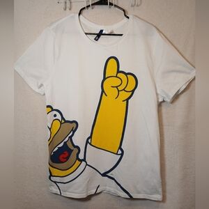 Divided by H&M THE SIMPSONS Size  Large T-shirt White